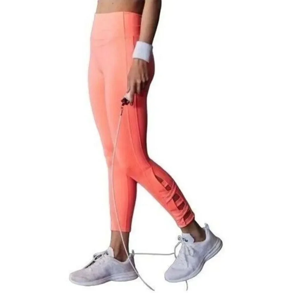 Free‎ People Movement Women's Papaya Punch Very Prairie Leggings XS Stretch Gym